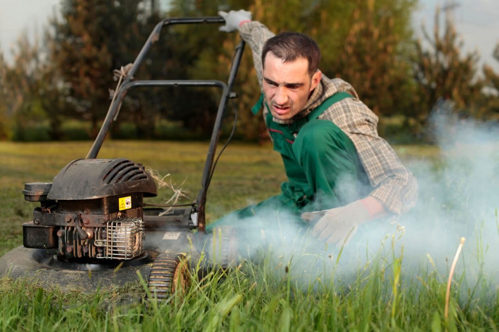 Lawn mower repair services